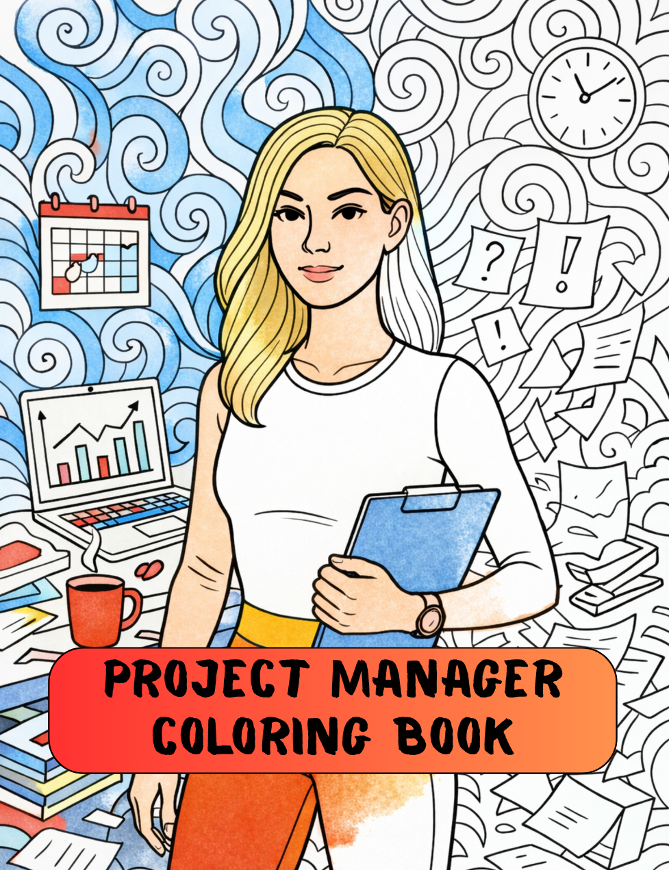 Project Manager Coloring Book