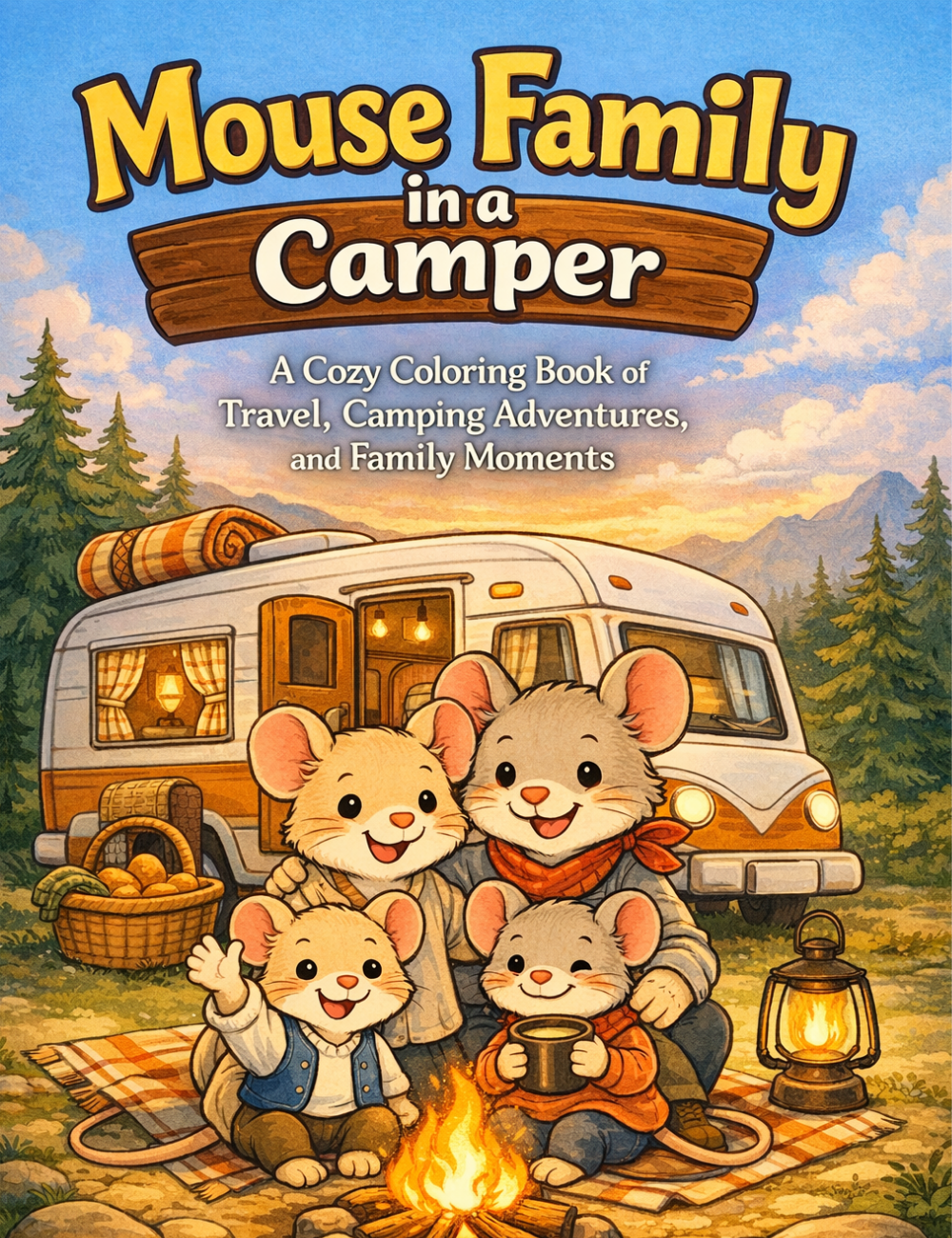 Mouse Family Cozy Life